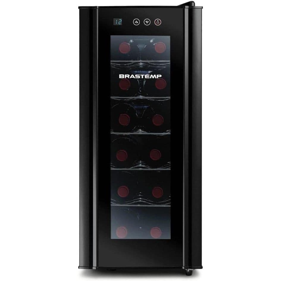 Adega Climatizada Brastemp 12 Garrafas All Black Preto BZC12B 220V
