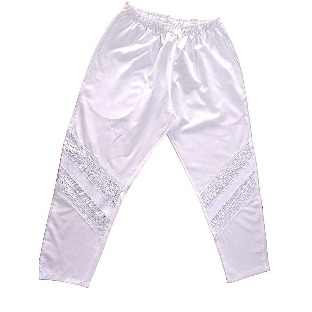 Calça Masculina Umbanda E Candomblé Entremeiado/Algodão cód