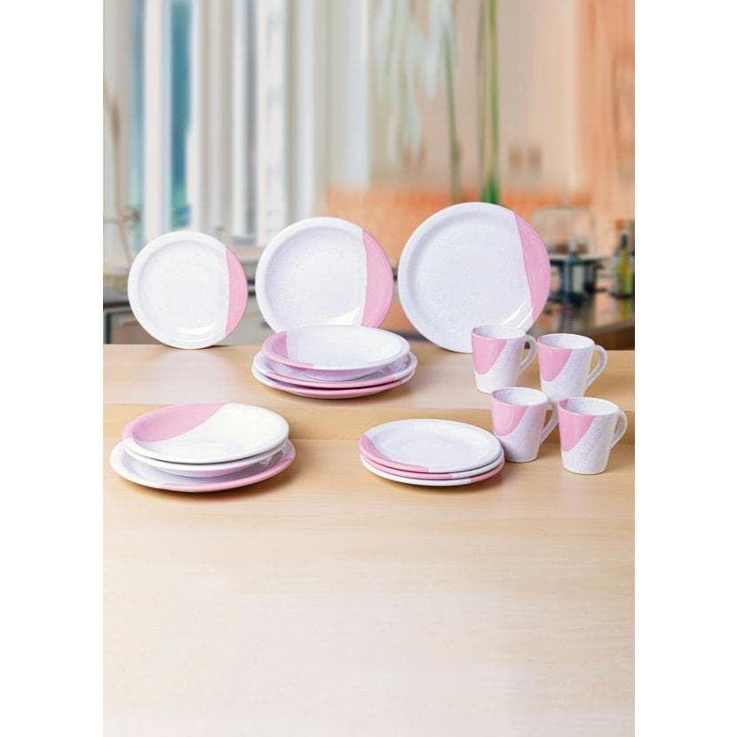 Jogo de jantar Louças pratos e xícaras 20 peças completo de cerâmica Lindas cores ENVIO IMEDIATO