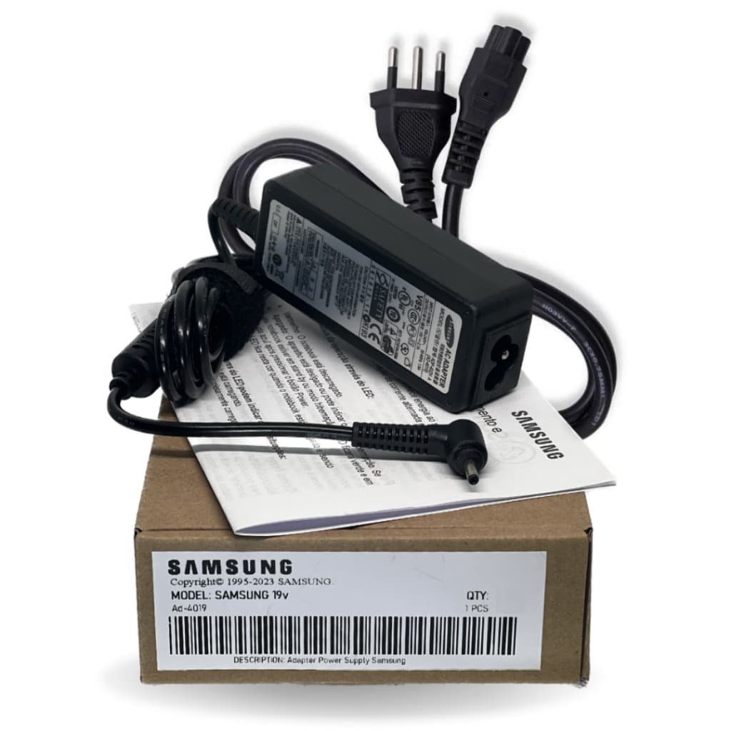 Carregador Samsung Np350xaa 19v 2.1a Pa-1400-96 (ad-4019) amperagem 2.1A pino fino