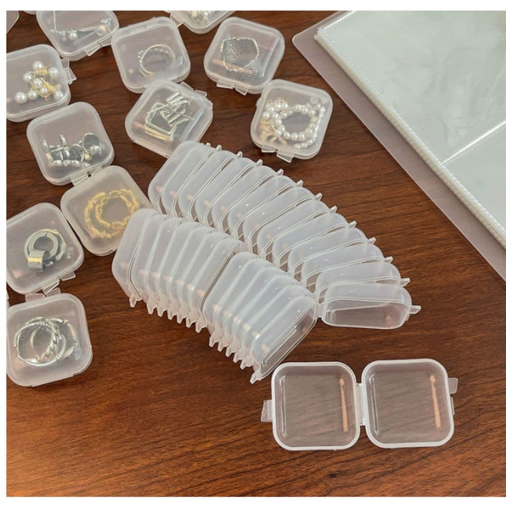 Kit 10/20/40 Mini Organizador para Brincos  Anéis  Pulseiras Joias Pingentes