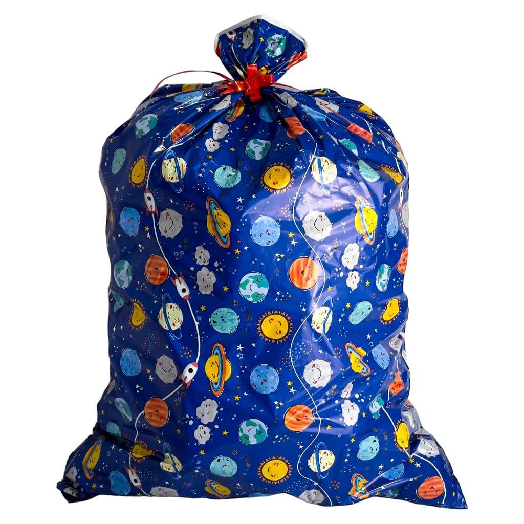 Saco de Presente Estampado Grande Infantil 70 x 50 Com Lacinho
