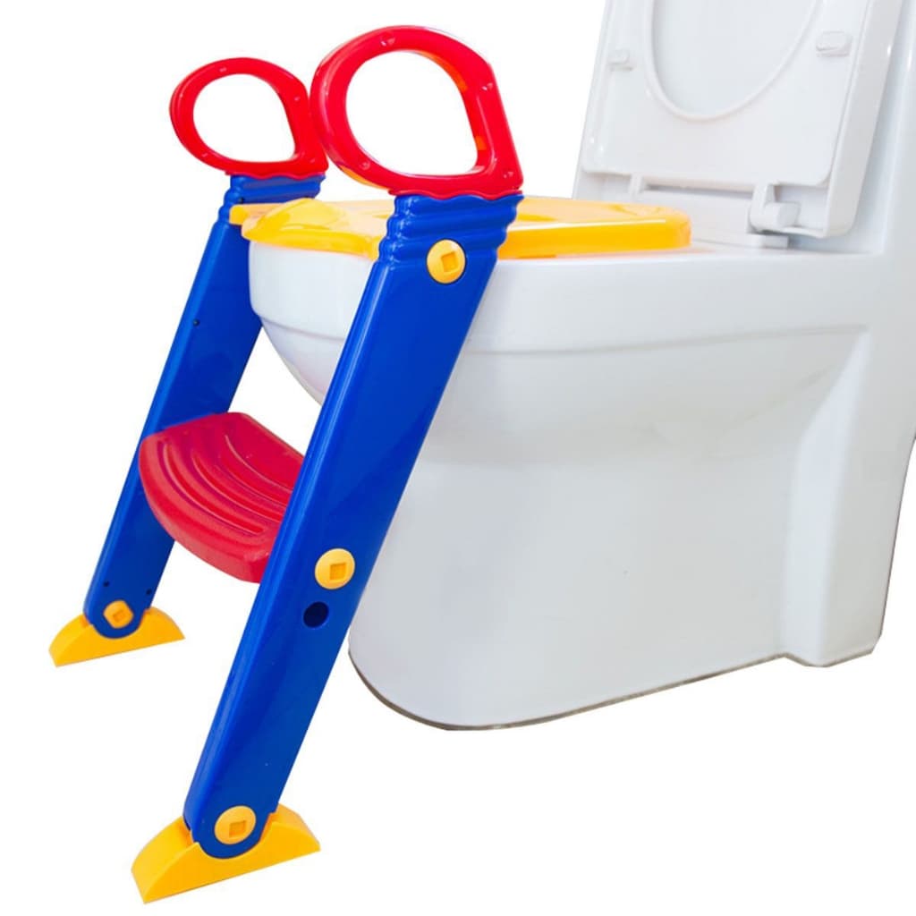 Assento Redutor Infantil Lorben Com Escadinha Para Vaso Sanitário