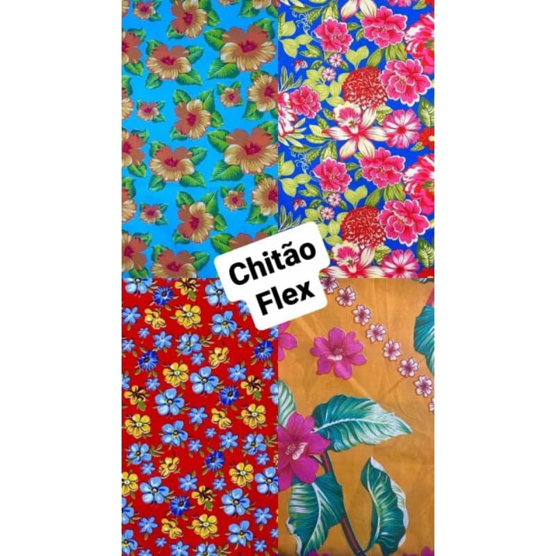 3 METROS DE TECIDO CHITÃO FLEX (3mX1,50) 100% POLIÉSTER