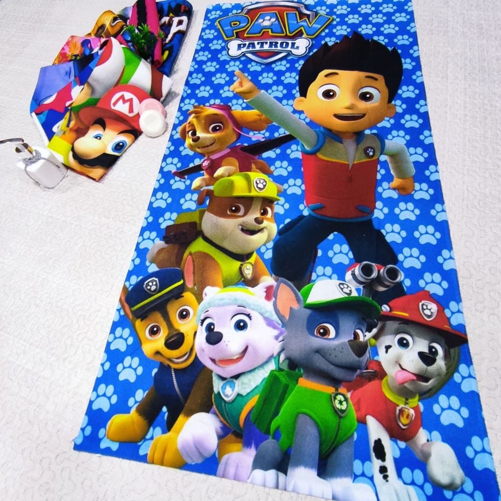 Toalha de Banho e Praia Estampadas Variadas Meninos e Meninas