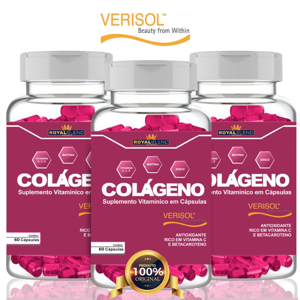 Colágeno Verisol - Cabelos - Unhas- Pele e Articulações