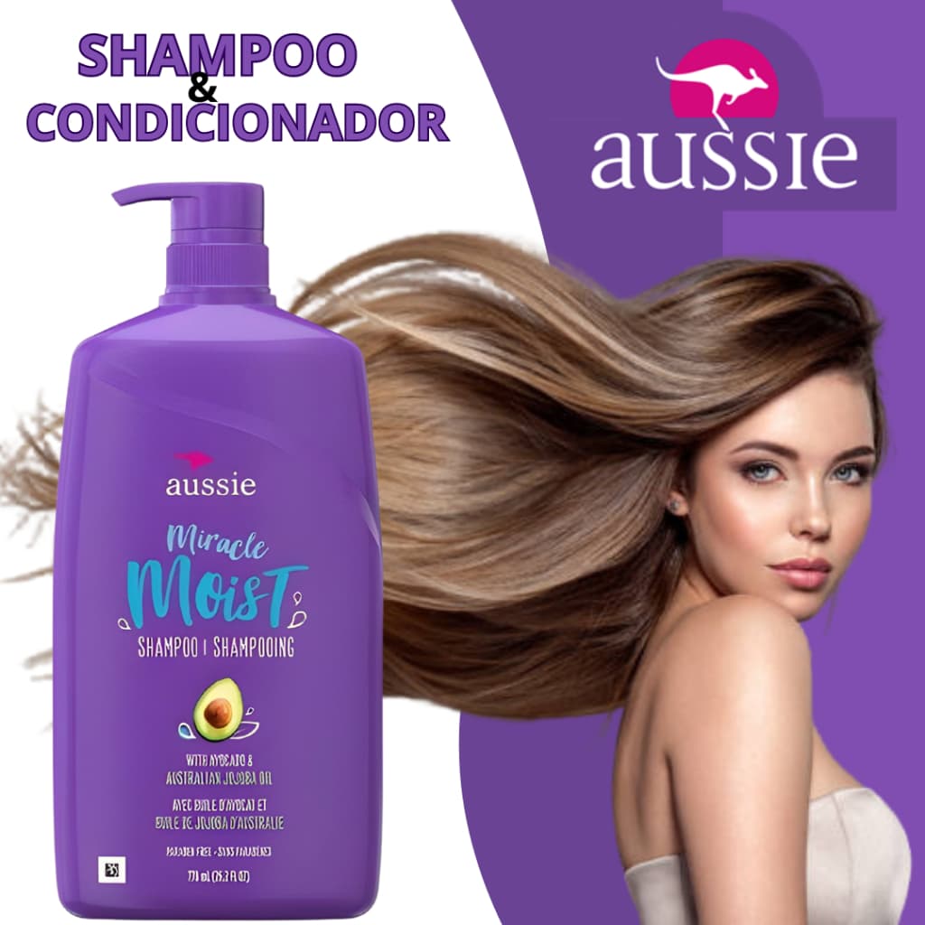 Shampoo, Condicionador 778ml Aussie Jojoba Moist