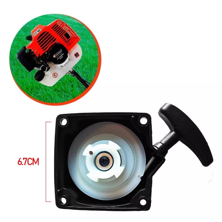 Puxador Partida Completa Roçadeira Nakasaki Nk650 65cc