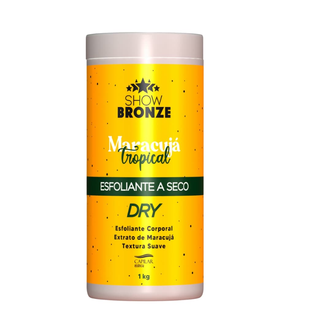 Maracujá Tropical Esfoliante a Seco 1kg Show Bronze Capilar Essência