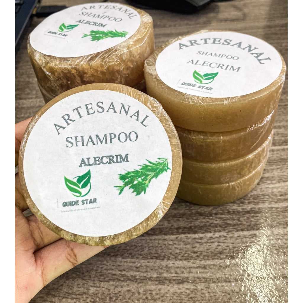 Shampoo Sólido de Alecrim Vegano Controle de Queda e Crescimento