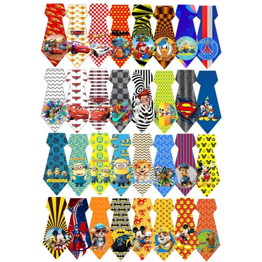 25 Gravata Pet Banho e Tosa Personagens Cães e Gatos Pet Shop