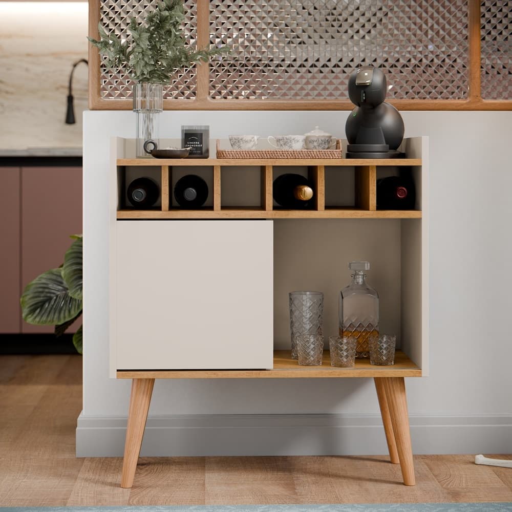 Aparador Retrô Buffet Bar Adega Rubi Bar