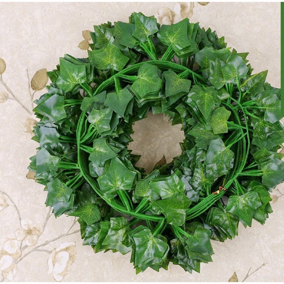 6 Metros Hera Verde Planta Artificial Trepadeira Ramas Folhagem Pendente