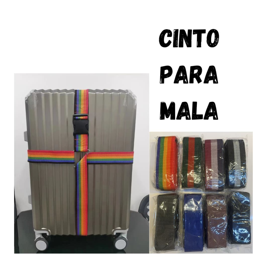 Cinta Ajustável De Vagagem Cinto De Embalagem De Mala De Viagem, Cinta De Fivela Cinto De Proteção Para Mala