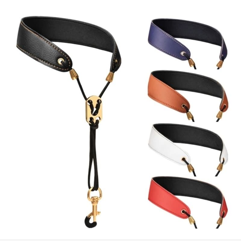 Correia Para Sax Alto Soprano Tenor Acolchoado Ajustável Cores