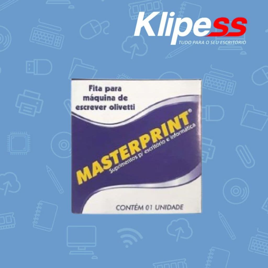 Fita para máquina de escrever Olivetti Masterprint