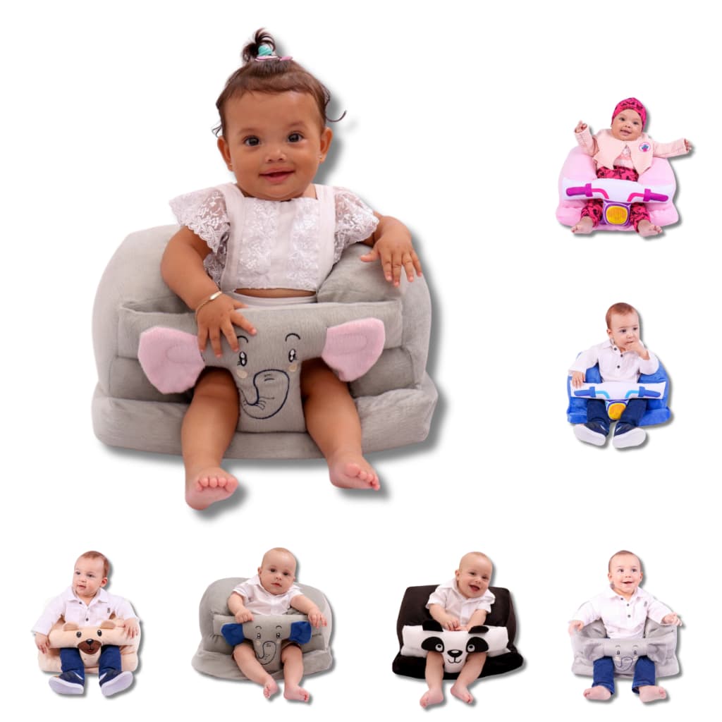 Assento De Apoio Para Bebe Sentar Poltrona Almofada Sofázinho Cadeirinha Anti-queda