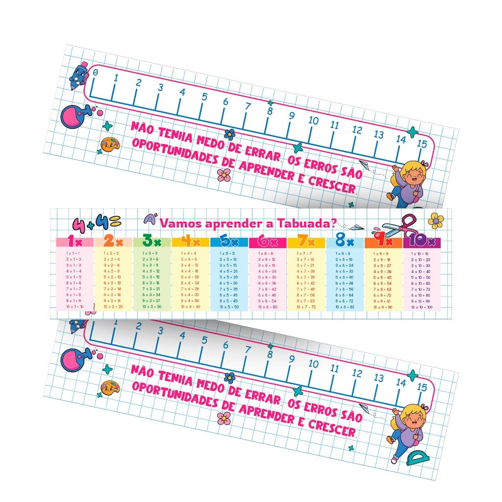 50 Marca Página Escolar Arte Pronta