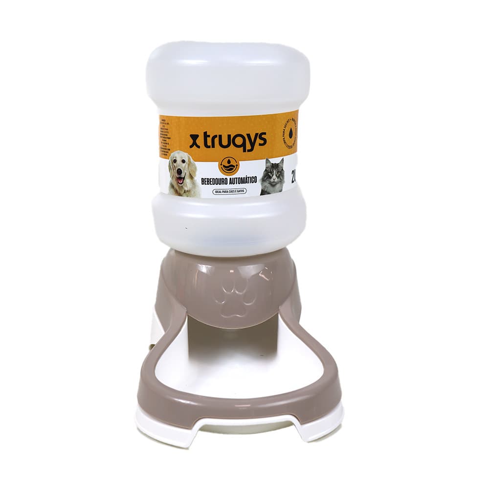 Bebedouro Automático Truqys Pets Nude Galão - 2 Litros