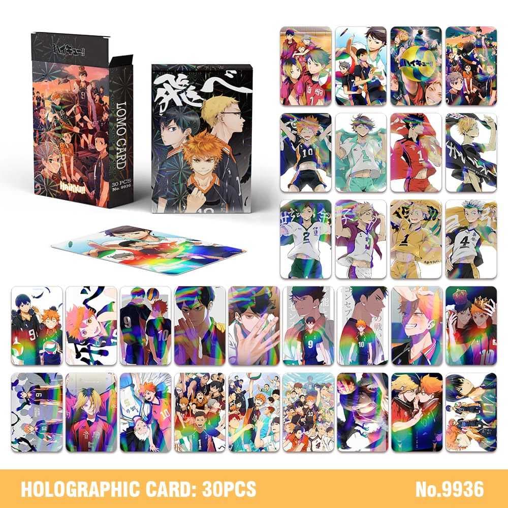ANIME  30pcs Haikyuu Photocard Pronto Para Ser Cartão LOMO Postal De Coleção