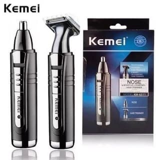 Maquina Barba e/ou Cabelo Removedor de Pelos no Nariz  KEMEI KM-6512 / KM-6511