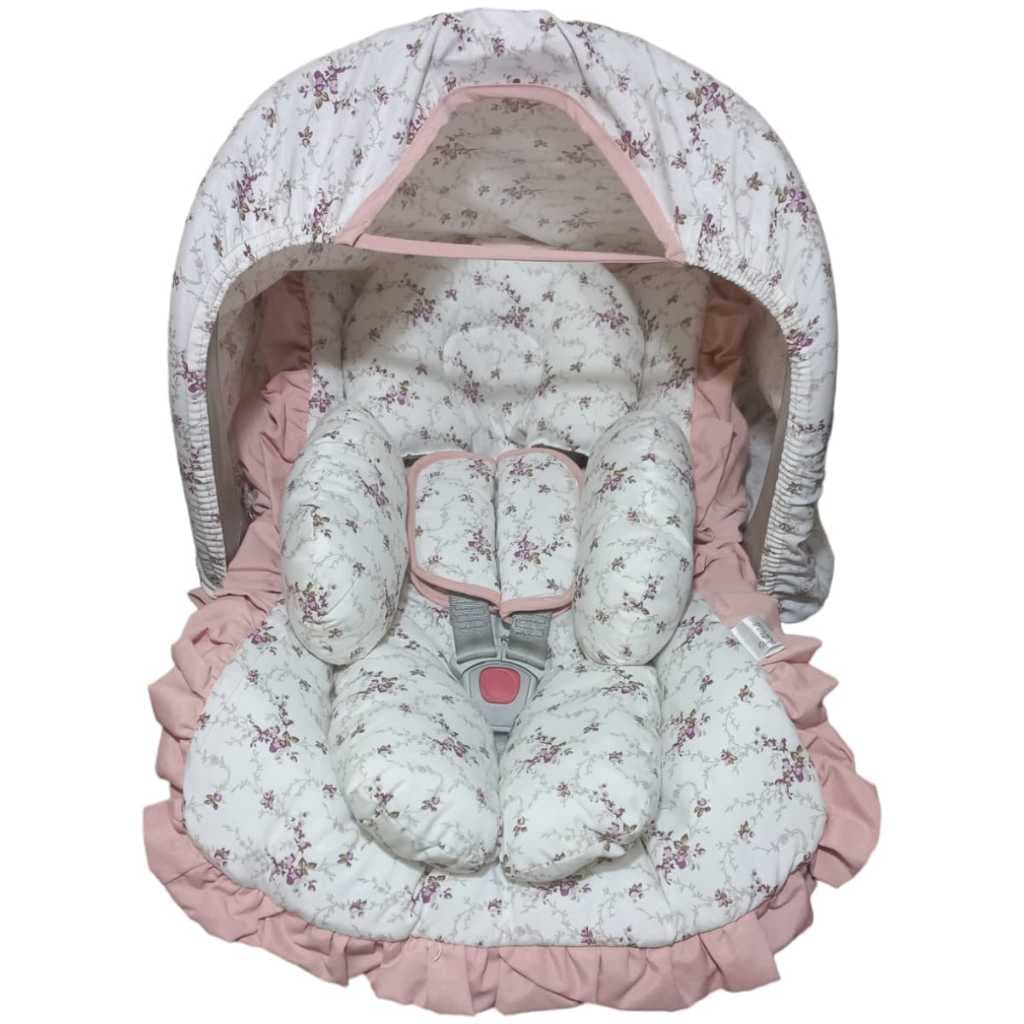 Capa Bebê Conforto Apoio Redutor Capota Protetora Protetores de Cinto Tecido Algodão Estampado