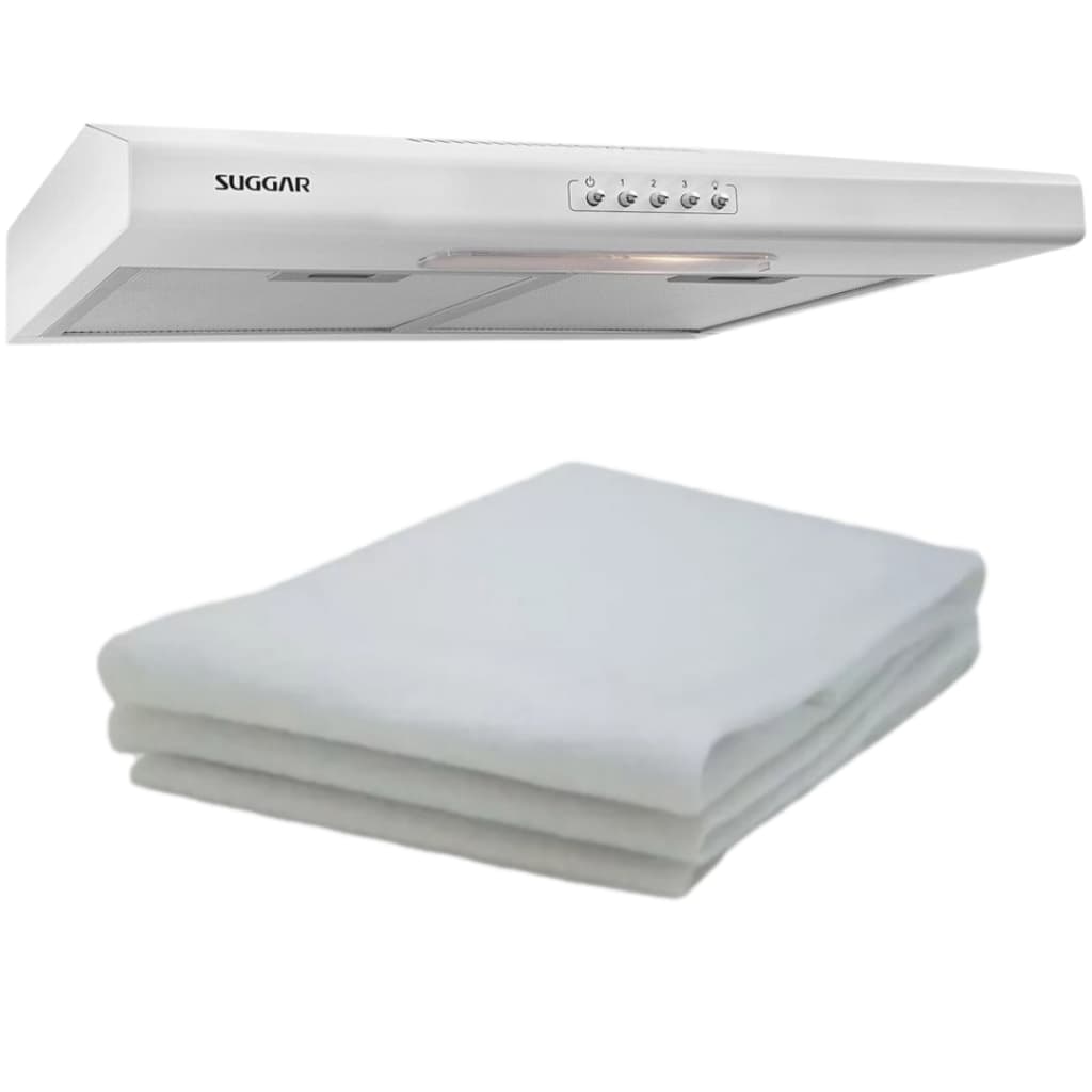2 Filtros Manta P/ Coifa Exaustor Depurador Colormaq Suggar Branco