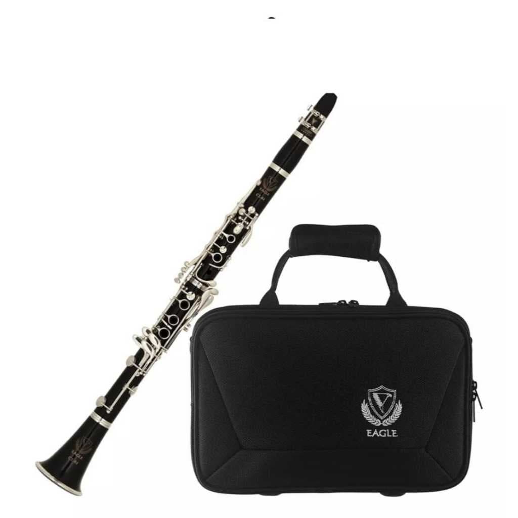 Eagle Clarinete 17 Chaves Sib Cl04n Cor Preto Cor das chaves Niqueladas