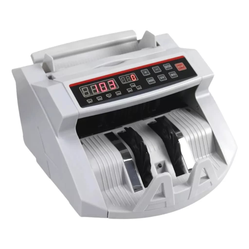 Maquina De Contar Dinheiro Cédulas Detecta Nota Falsa Bivolt Própria para Banco