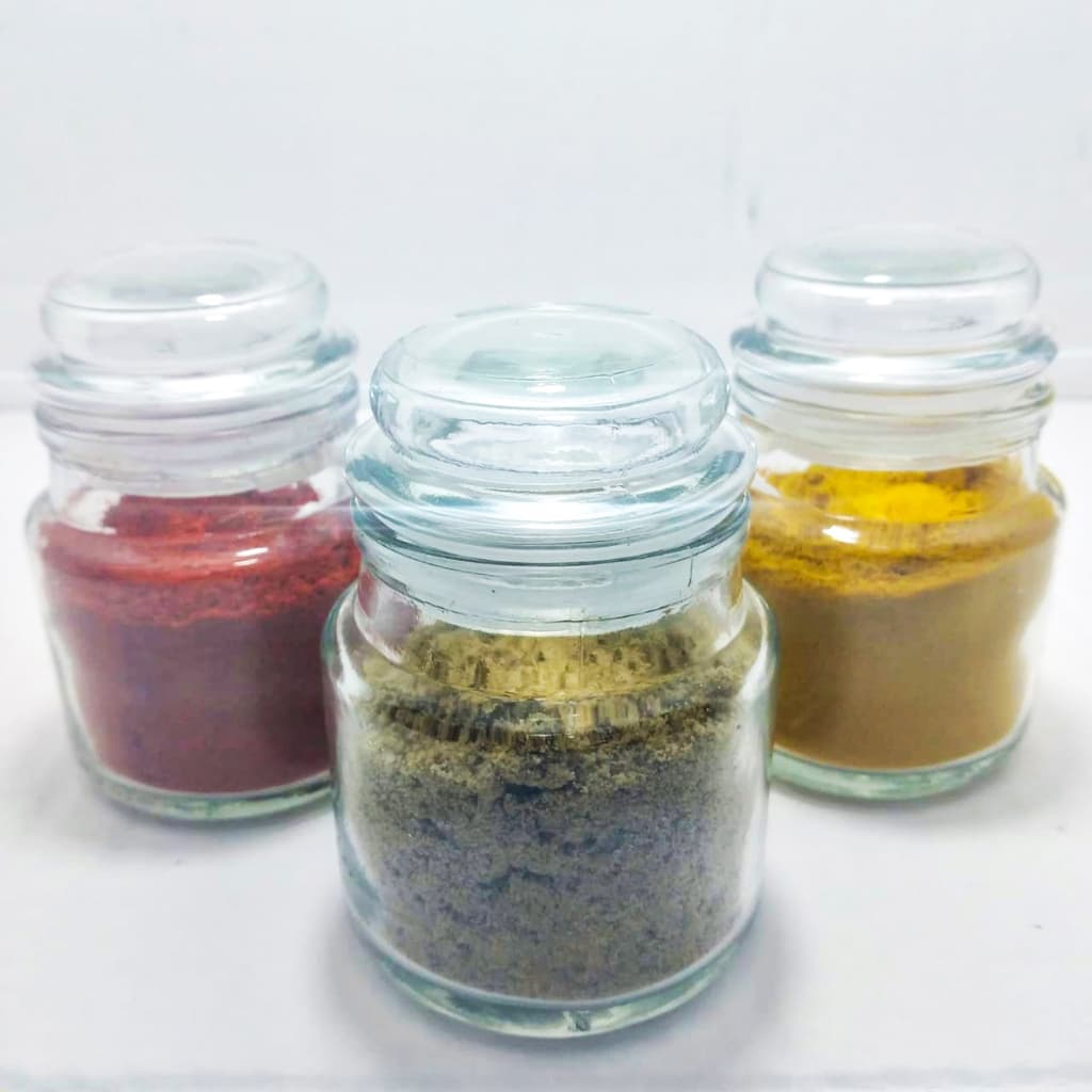 Kit até 12 Vidros Organizador de Temperos e Condimentos Com Tampa de Vidro hermética cozinha