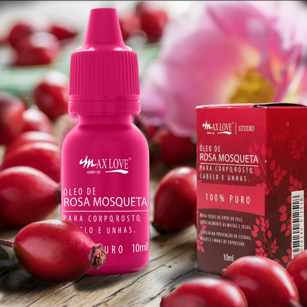 Óleo de Rosa Mosqueta Max Love, Rejuvenesça sua pele com a natureza!
