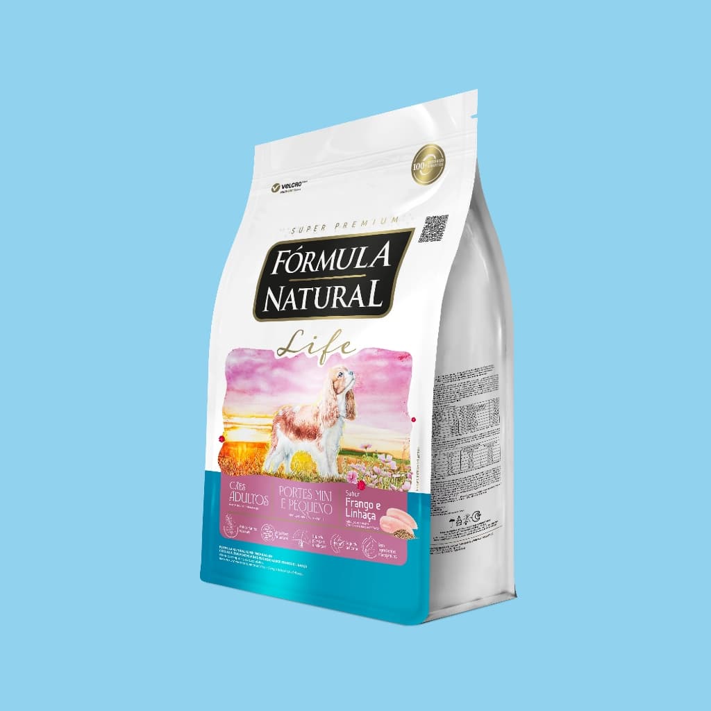 Ração Seca Fórmula Natural Life 2,5  KG para Cães Adultos Porte Mini e Pequeno