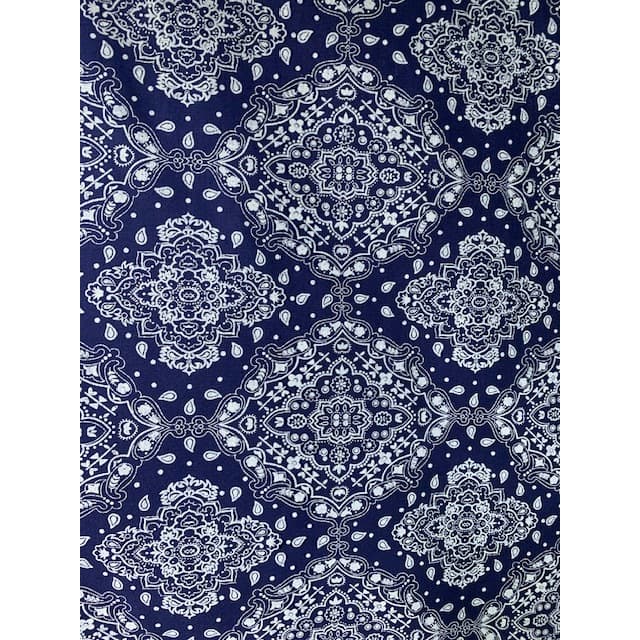 TRICOLINE BANDANA 100% ALGODÃO - CADA UNIDADE CORRESPONDE A 50CM DE TECIDO x 1,50m de largura