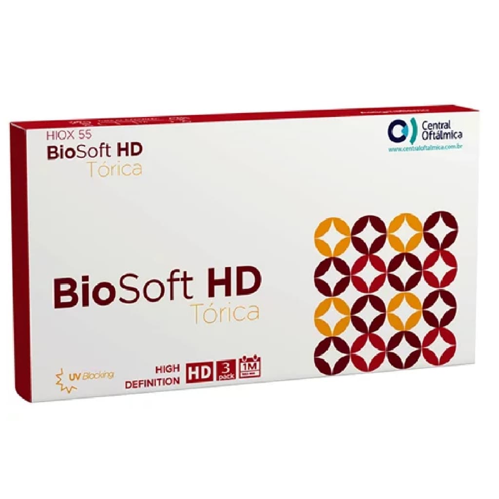 Lente De Contato Biosoft Hd Torica Astigmatismo