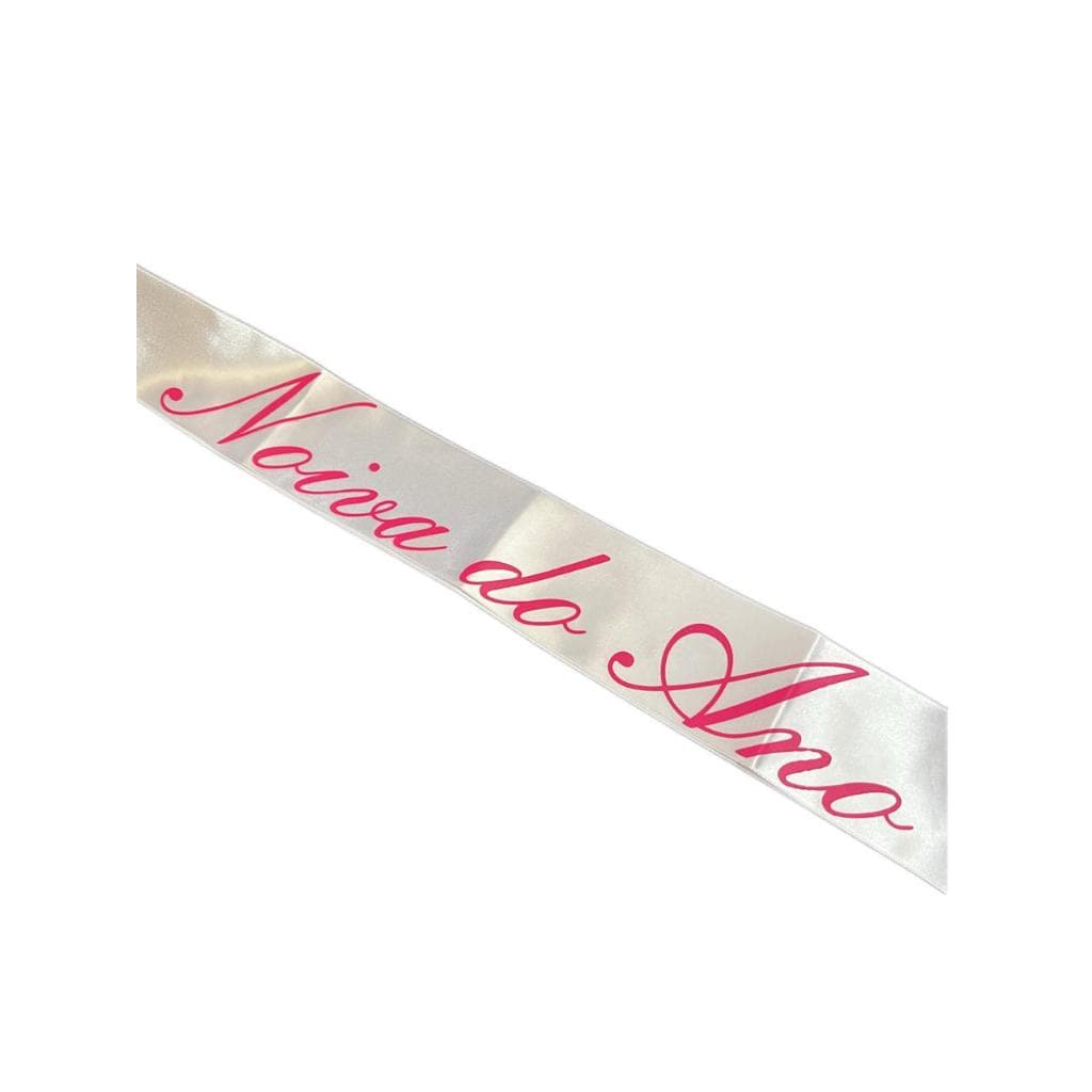 Faixa da NOIVA DO ANO PINK / despedida solteira / chá de cozinha