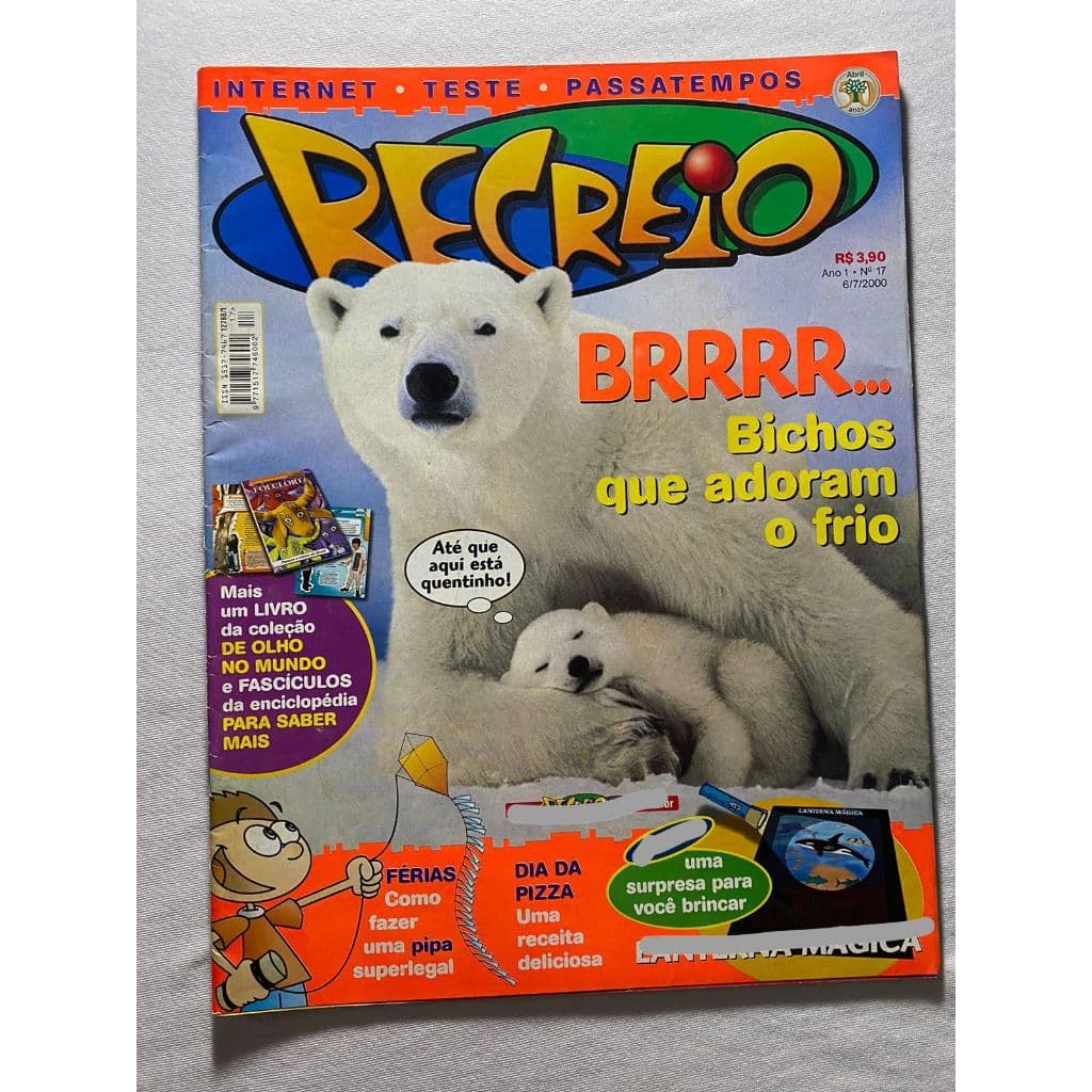 Revista Recreio 17 Receita de pizza, como fazer uma pipa super legal 3928