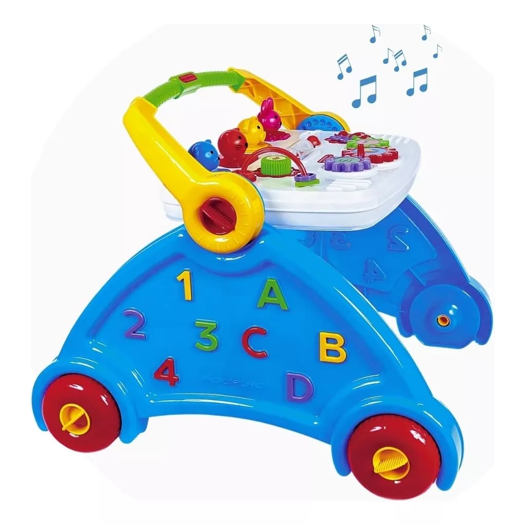 Andador Para Bebe Educativo Musical Didático Divertido Colorido