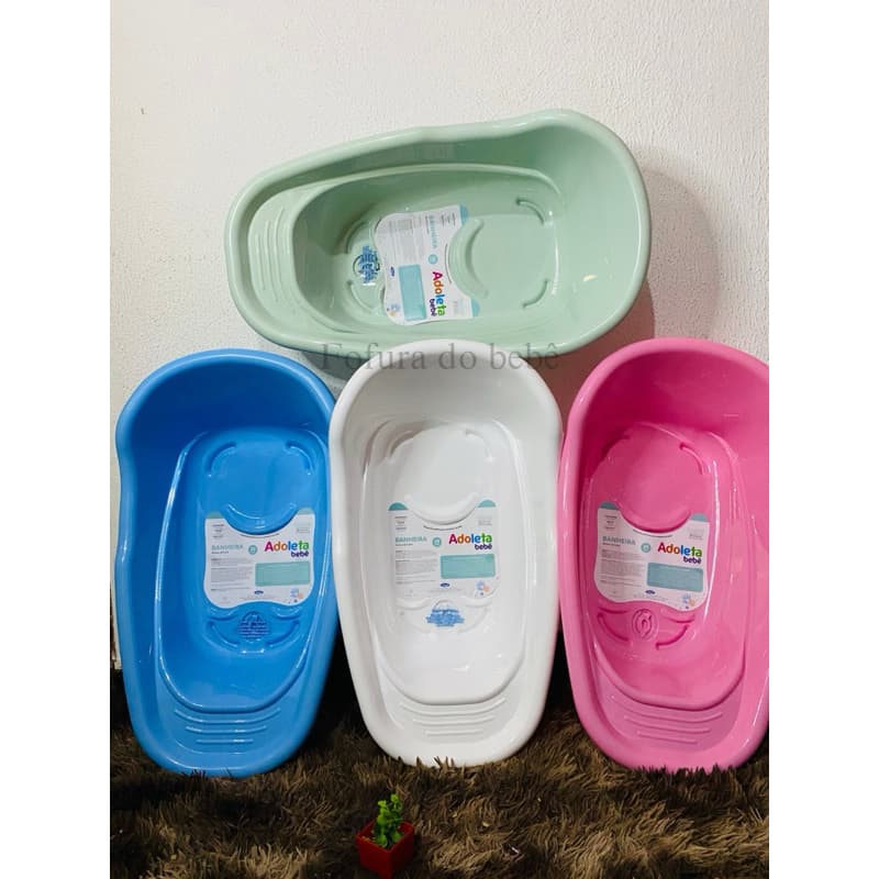 Banheira Infantil 20 litros com porta sabonete  menino menina