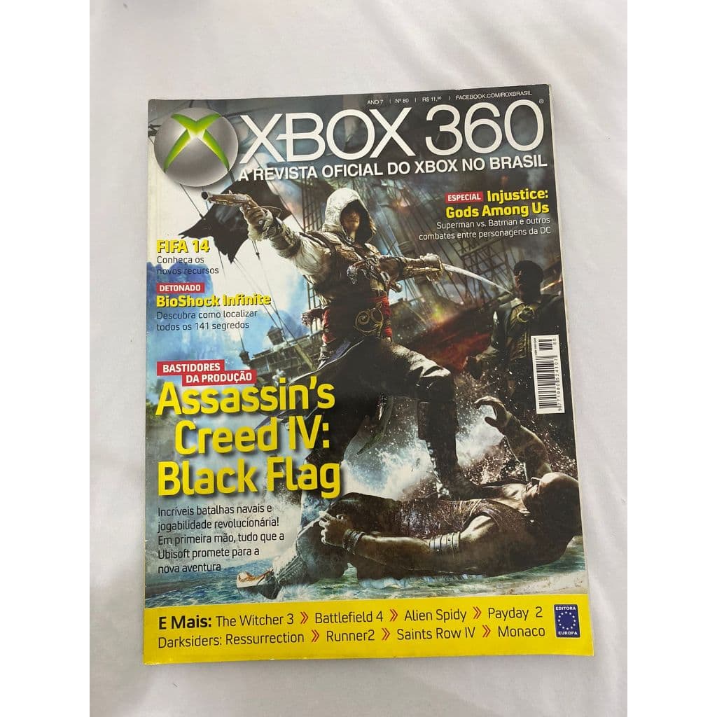 Revista Xbox 80 FIFA 14  Assassin's Creed Iv PayDay 9338