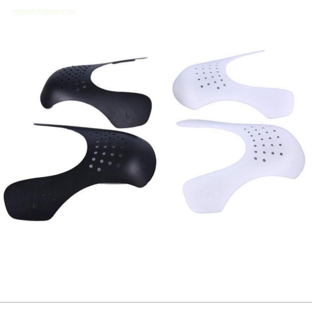 Par de Anti Vinco Furos Suporte Forma Escudo Previne Marcas em Calçado Sapato Social Tênis Esportivo