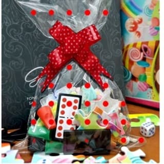 50 Sacos de Presente Celofane Transparente Decorado Vários Ideal Para os Melhores Momentos 25x35