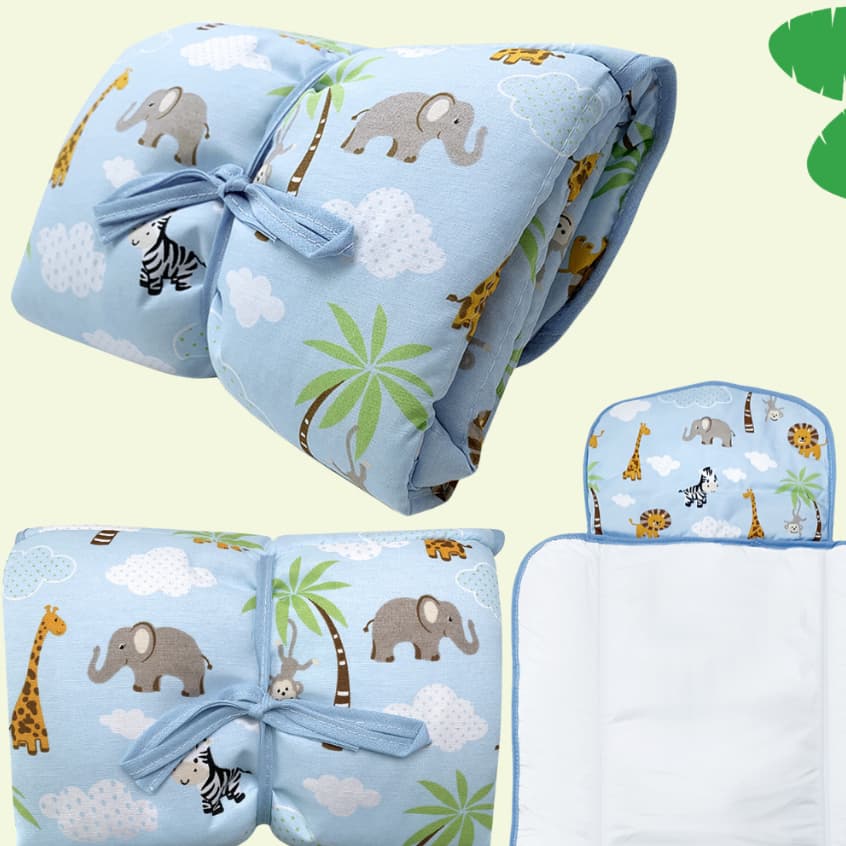 Trocador Portátil De Bebê Acolchoado Compacto Macio Menino e Menina