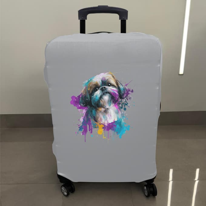 Capa Protetora Mala Viagem Cachorro Shih-tzu Alta qualidade Pequena, Média e Grande