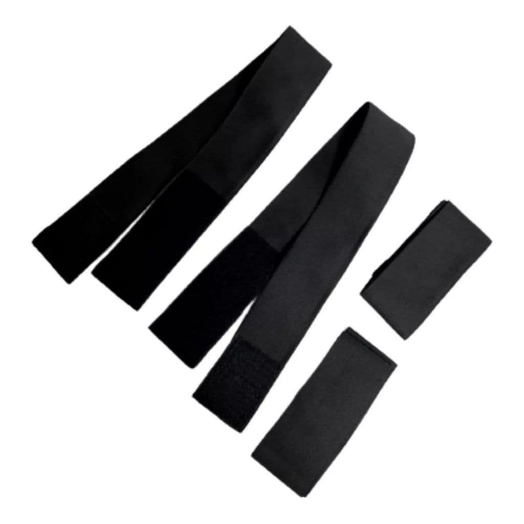 Kit Com 4 Cinta Elástica Fixação Eletrodos Corrente Russa