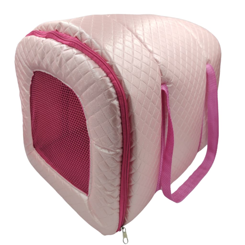 Bolsa Mala Caixa de Transporte Pet Gatos e Cachorros Tam P 35x28x28