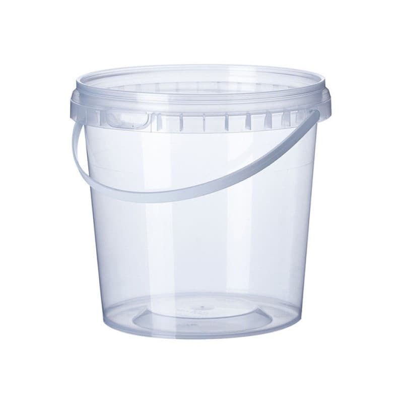 10 Unidades Balde 3,2L Suporta Micro-Ondas com Tampa Lacre Alça Para Conservas