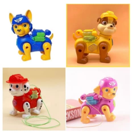 Patrulha Canina Robô Brinquedo Infantil elétrico com Som Luz e Movimento