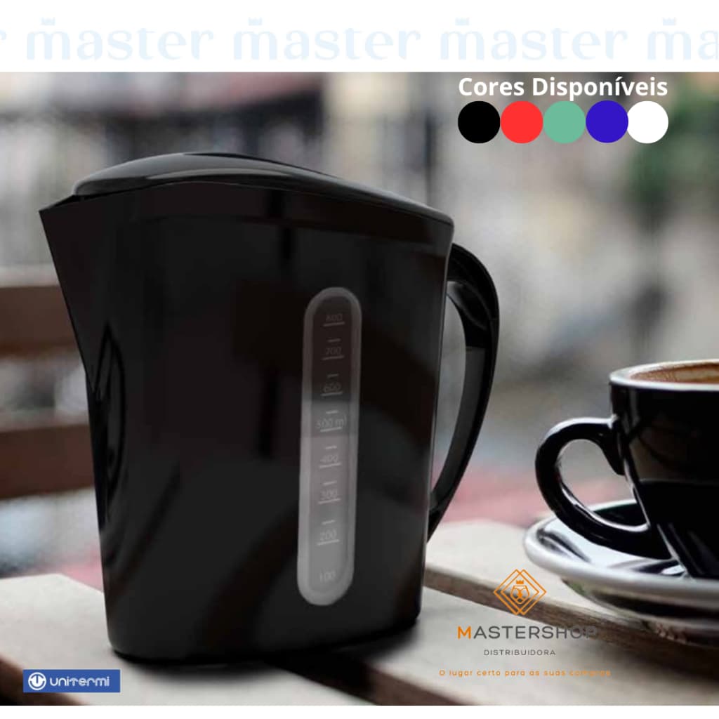 Jarra Leiteira 1L Com Visor Para Microondas Unitermi Leite Chá Suco Água