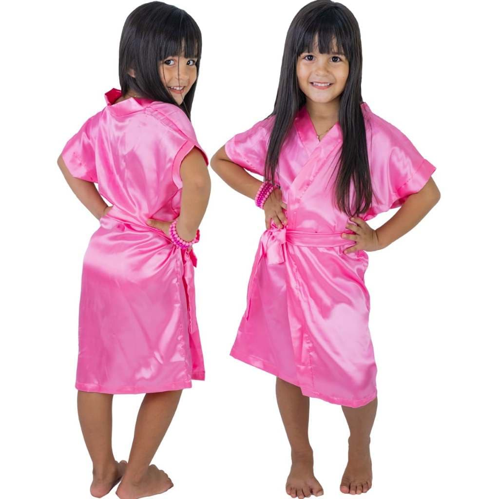 robe infantil cetim
