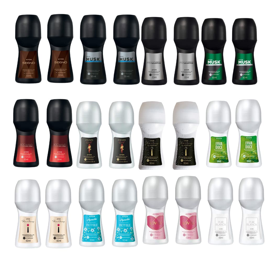 Kit Com 2 / Desodorante Roll-on Antitranspirante